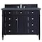 James Martin Vanities Brittany 48in Single Vanity, Victory Blue w/ 3 CM Charcoal Soapstone Quartz Top 650-V48-VBL-3CSP - alternate 1